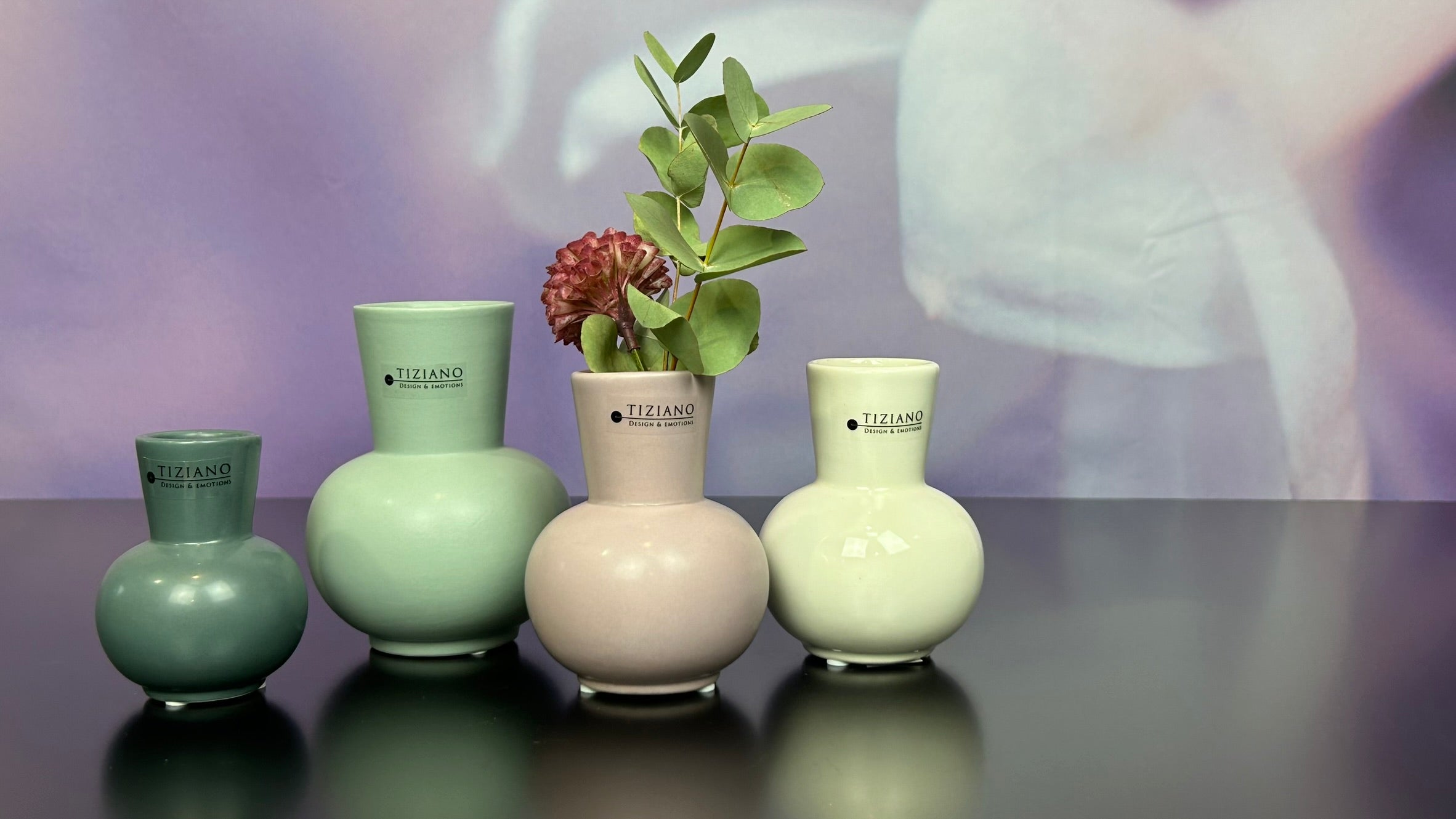 Tischvase Emporo farbig