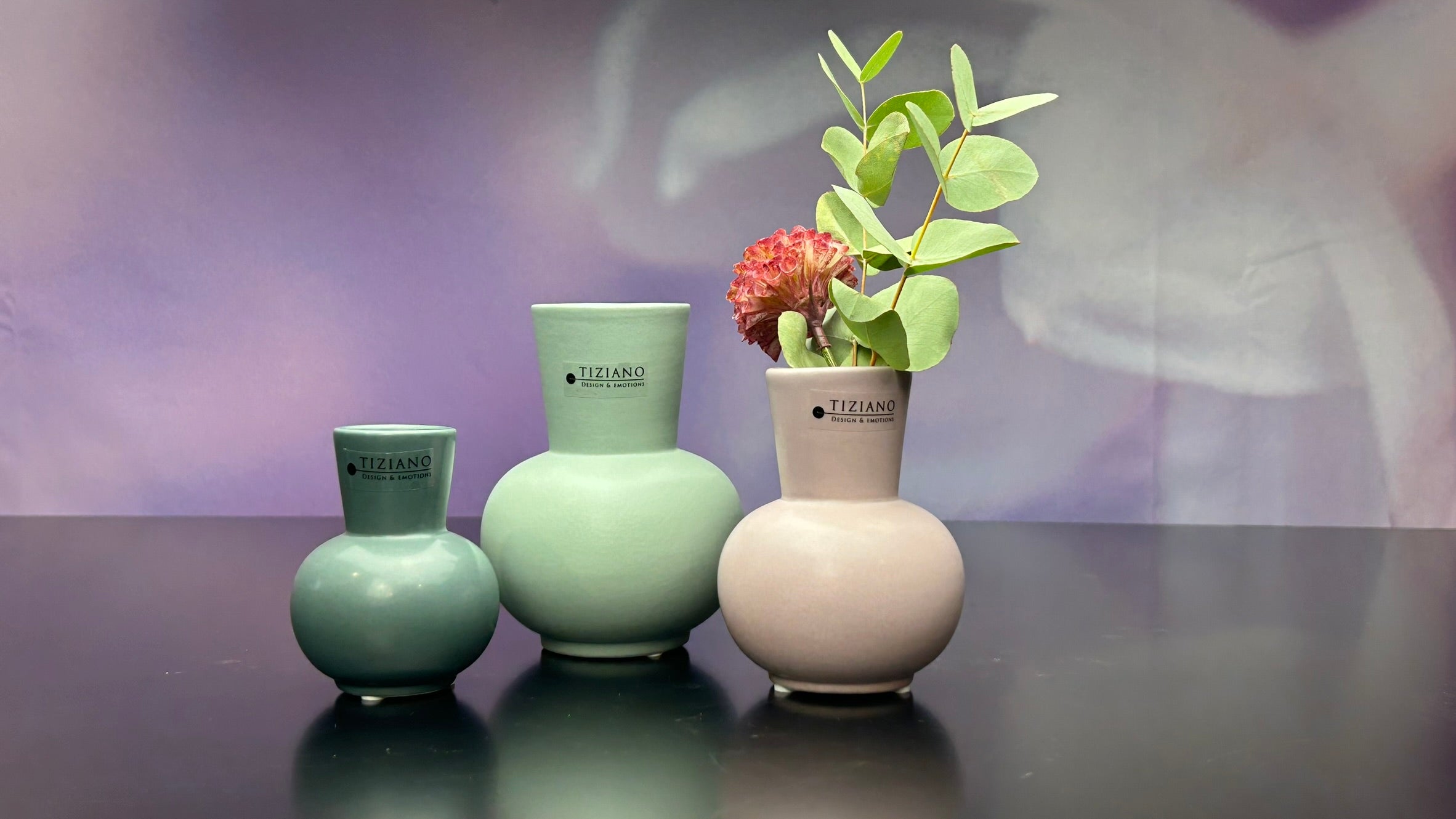 Tischvase Emporo farbig