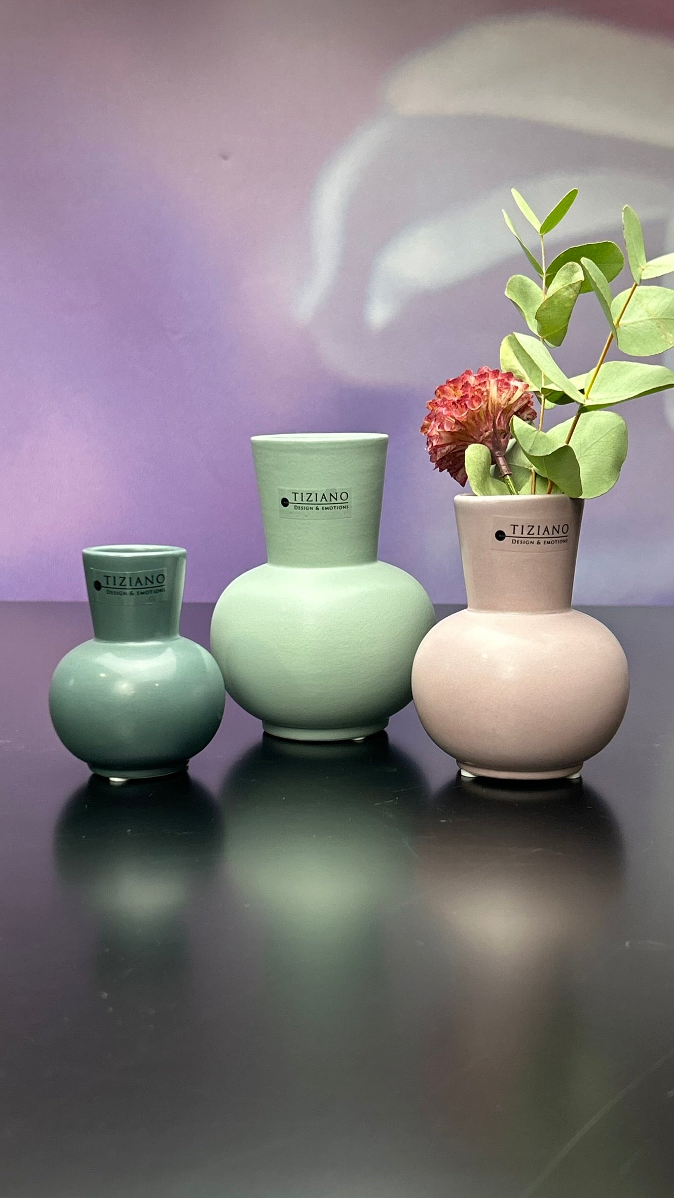 Tischvase Emporo farbig