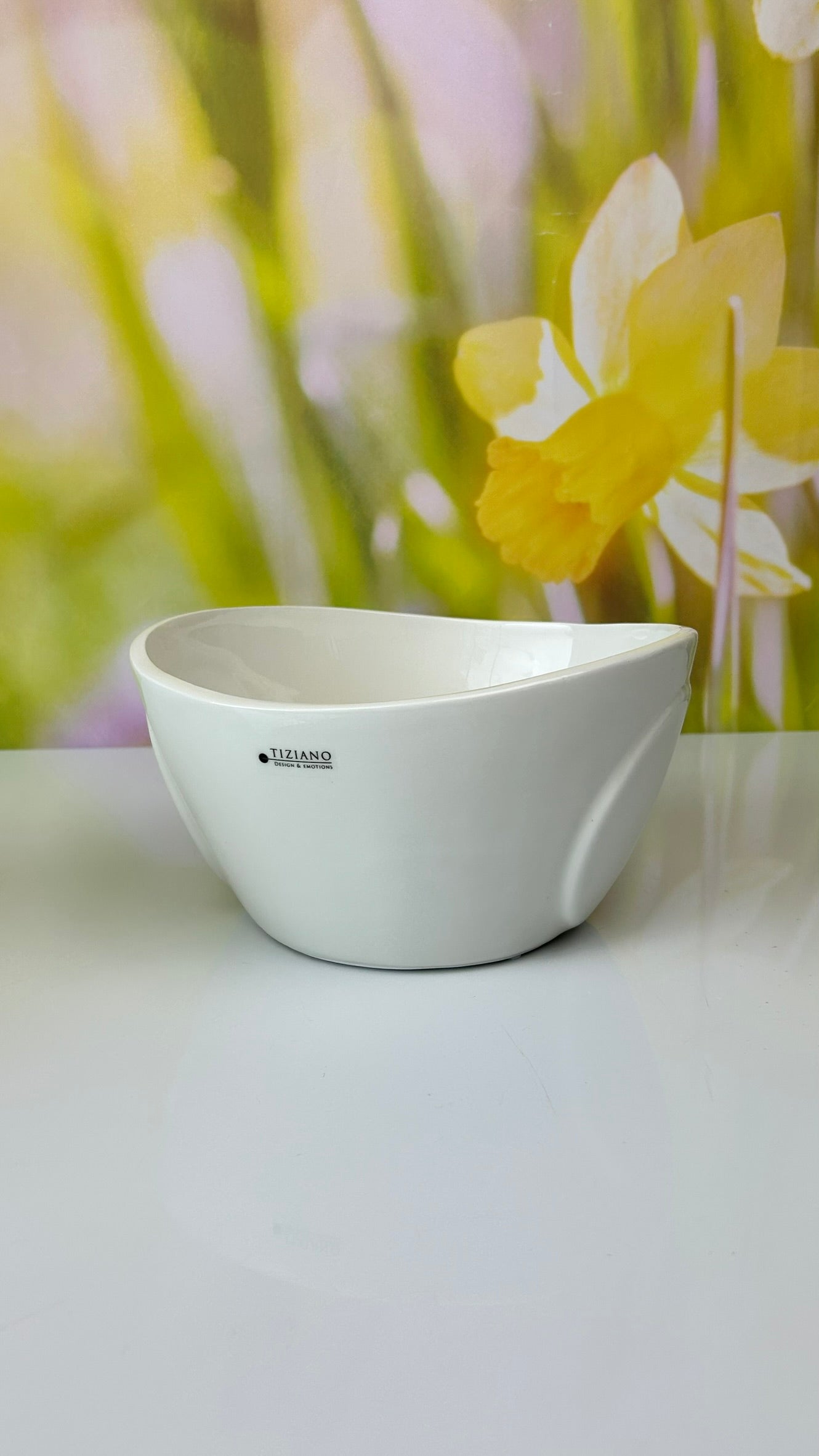 Kübel Florata creme-weiß