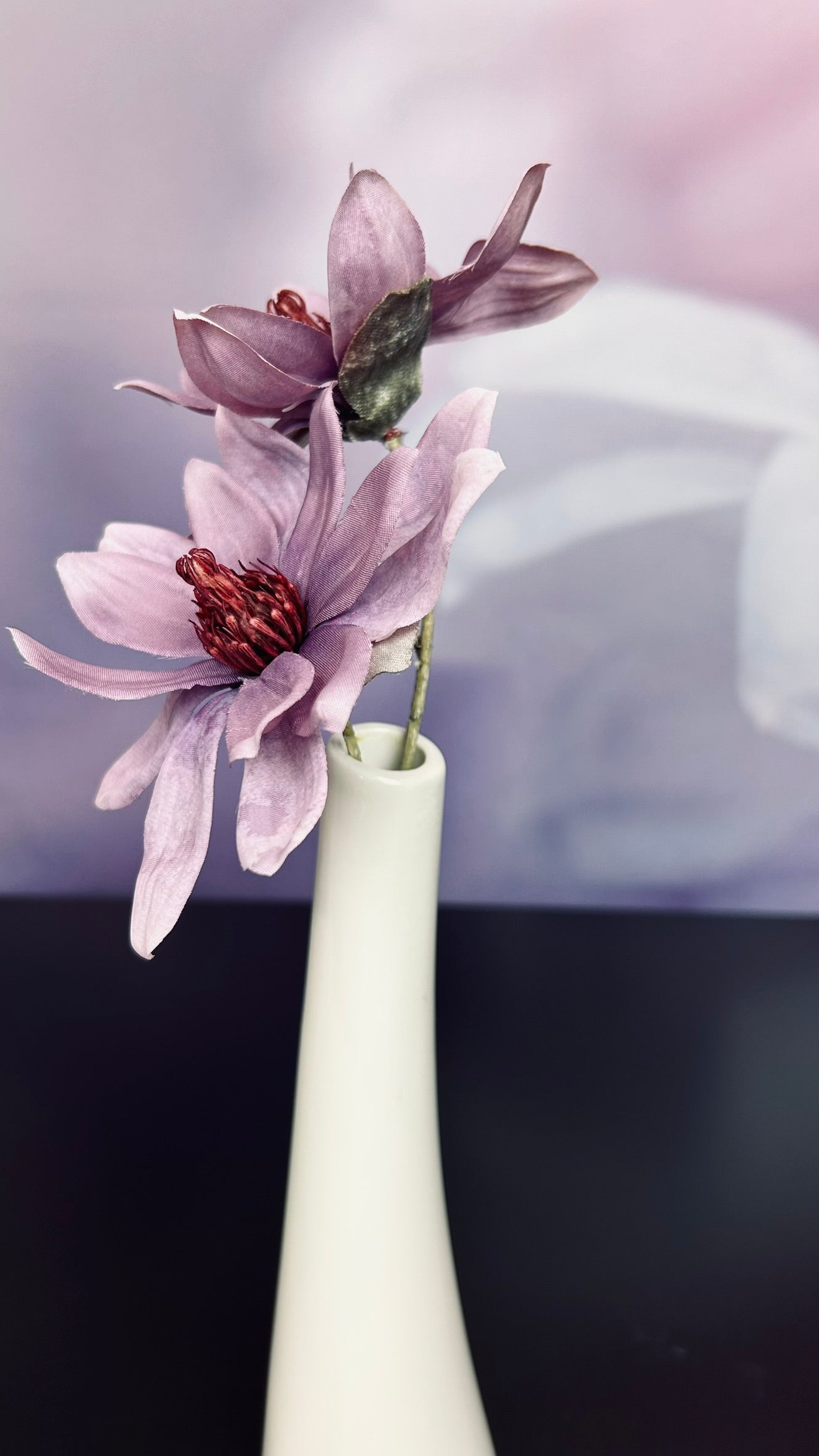 Solifleurvase Suri creme-weiß