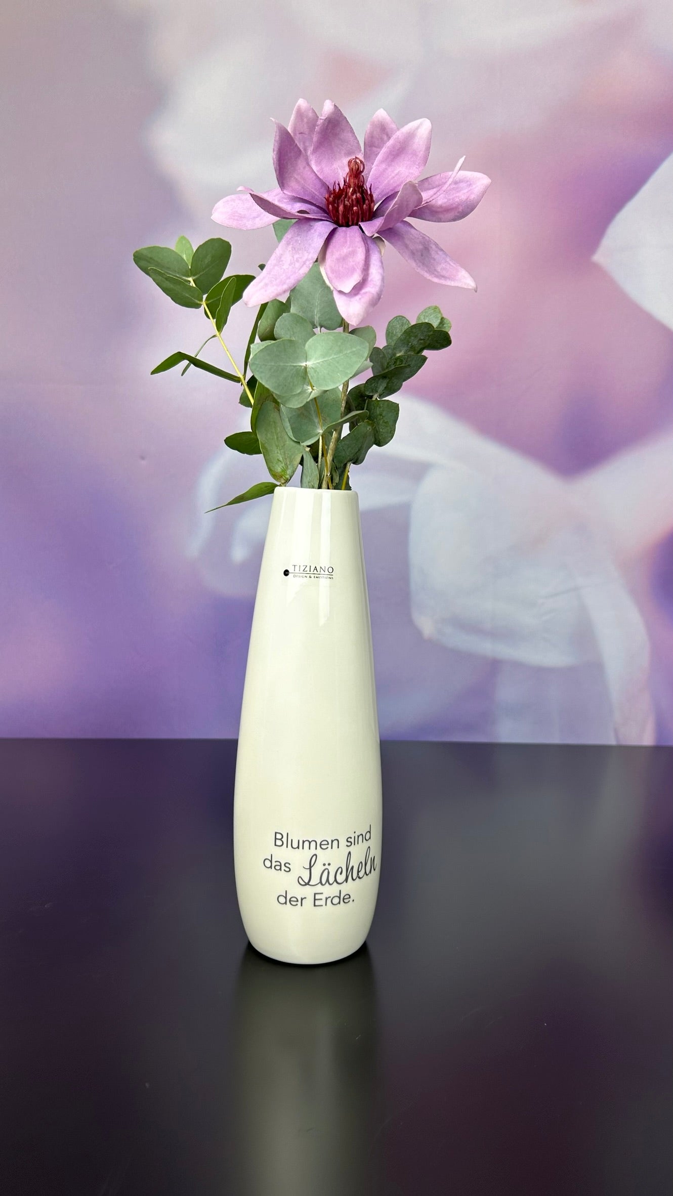 Vase Manioli 26cm Blumen sind...