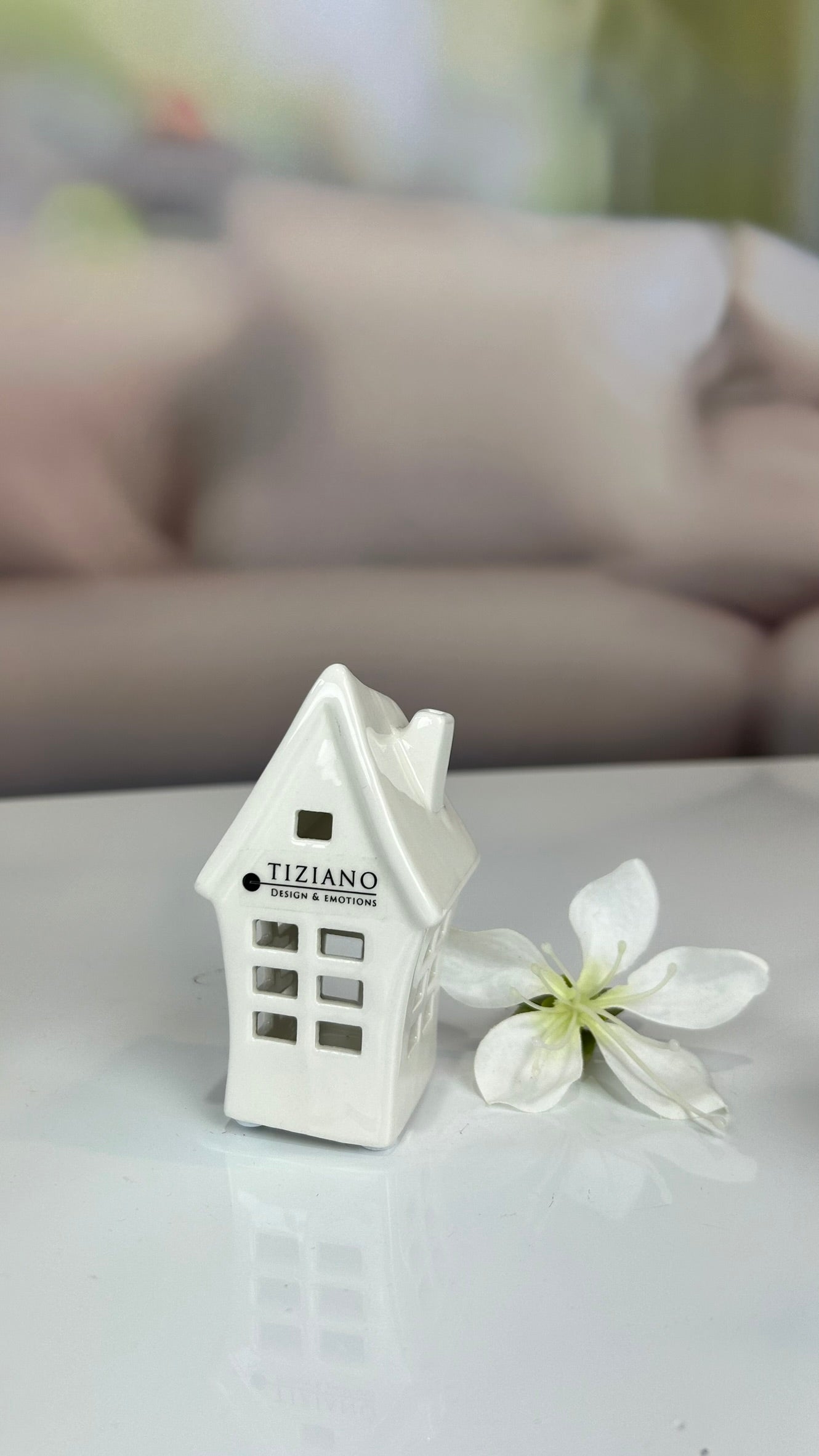 Minihaus Pendola creme-weiß