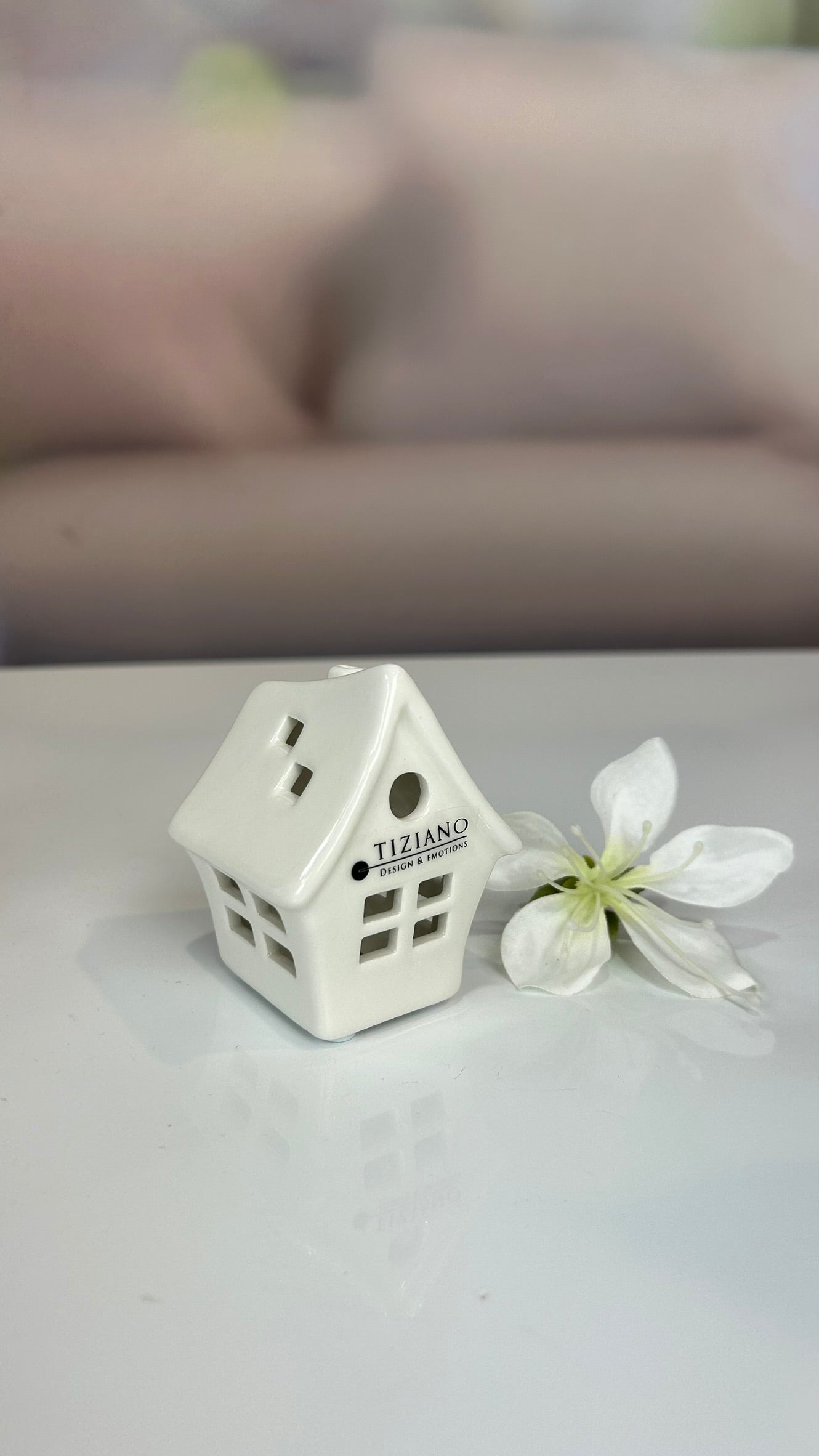 Minihaus Pendola creme-weiß