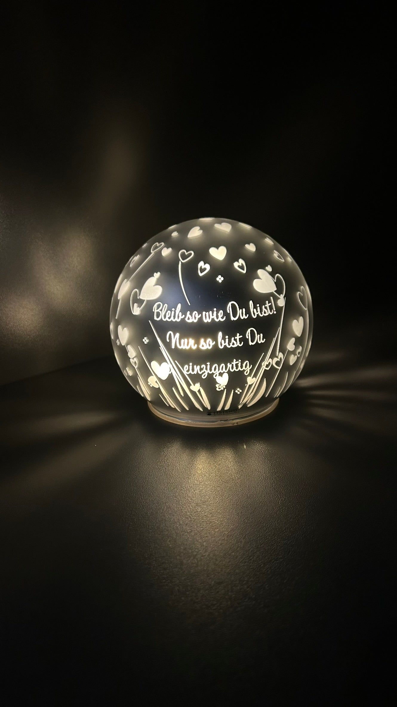 Lichtkugel Vaiano 15cm Beginne jeden Tag