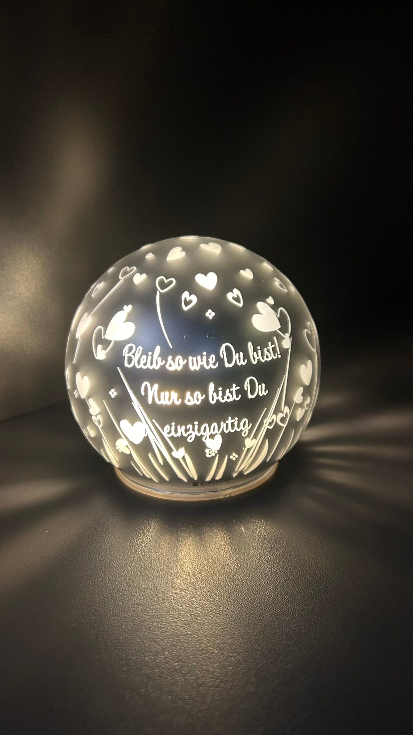 Lichtkugel Vaiano 15cm Beginne jeden Tag