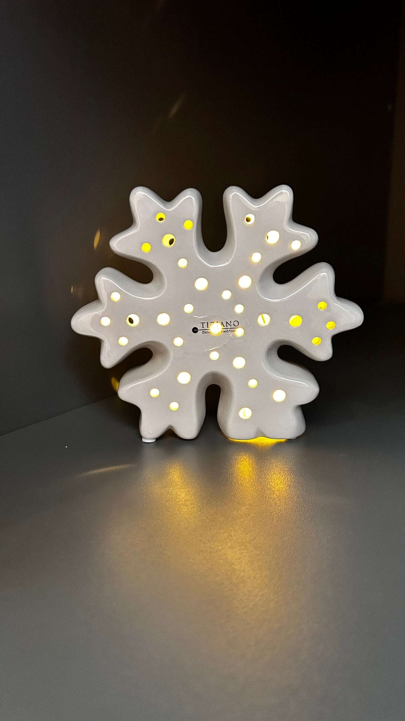 Schneeflocke Fiocco LED creme-weiß