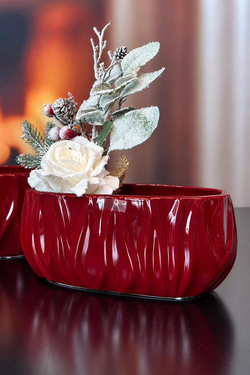 Jardiniere Siena rot