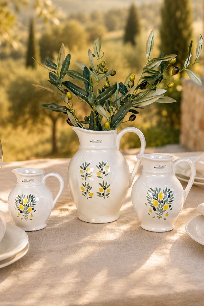 Krug Oleana creme-weiß