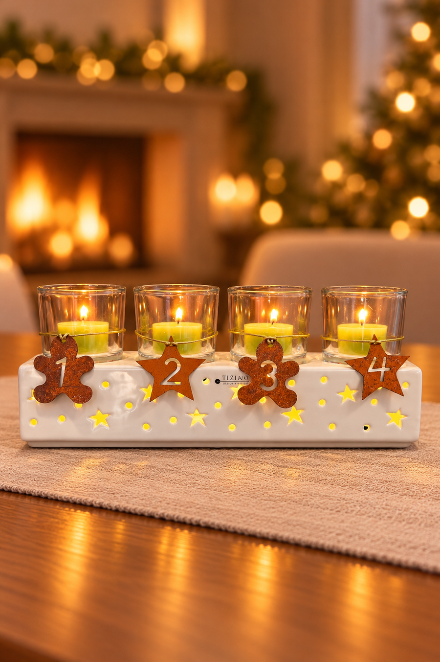 Vier Lichter für den Advent