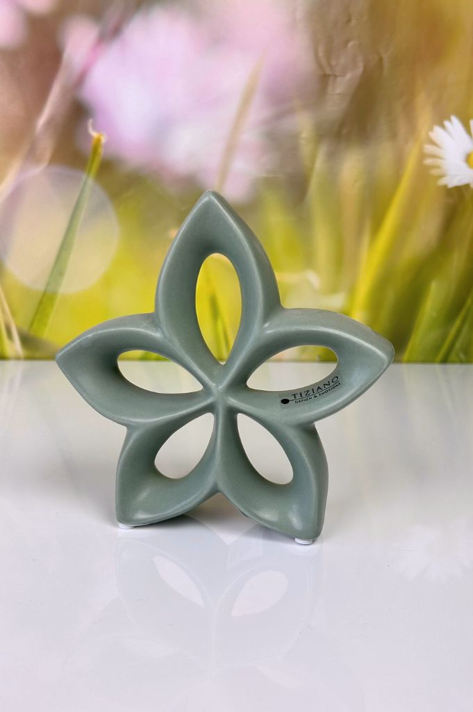 Dekoblume Lorina laguna-grün