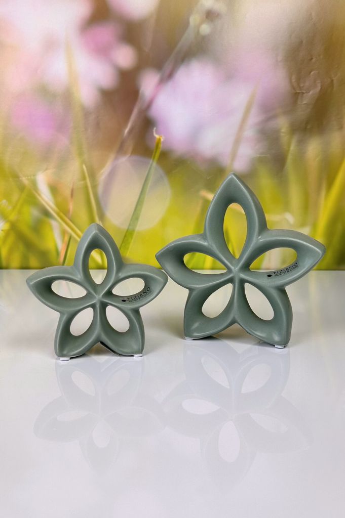 Dekoblume Lorina laguna-grün