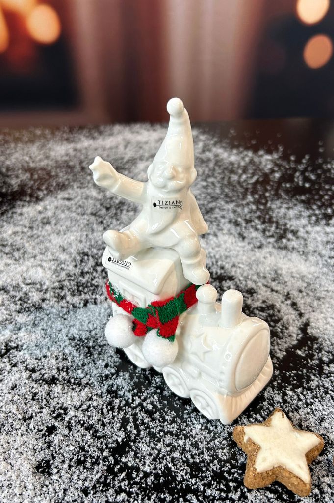 Dekoset Lok Lukas mit Santa Linus creme-weiß