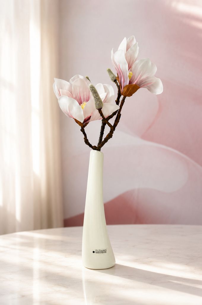Magnolienzweig 88cm rosa
