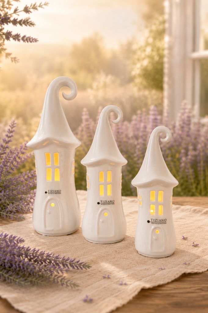 Lichhaus Malva LED creme-weiß