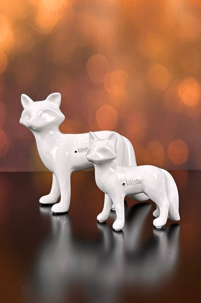 Fuchs Marco stehend creme-weiß