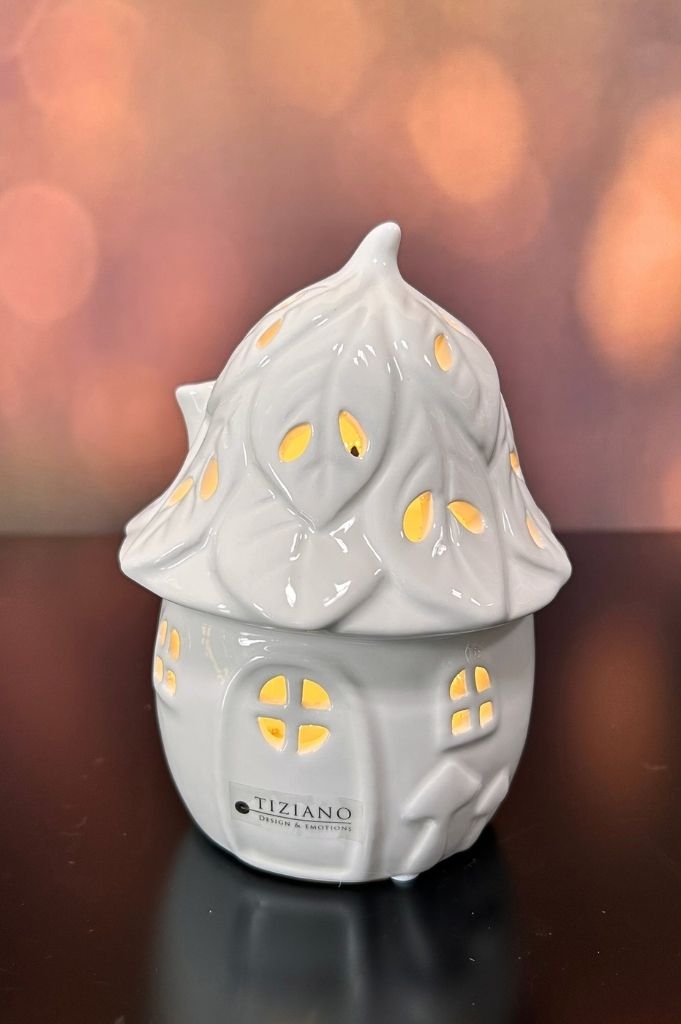 Deko Haus Marisa LED creme-weiß