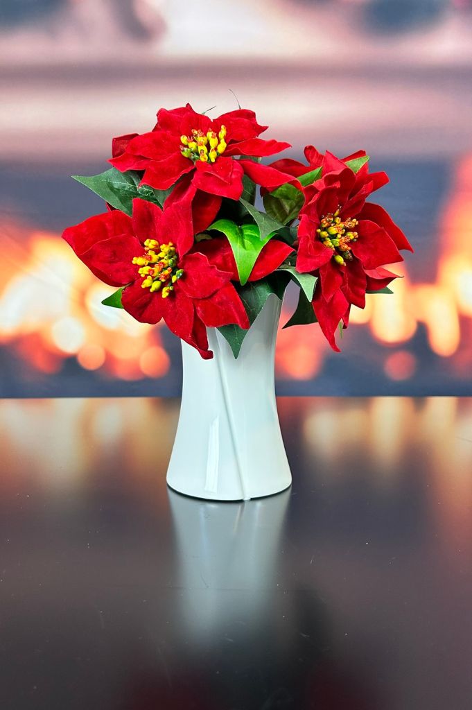 Vase Mondavio creme-weiß