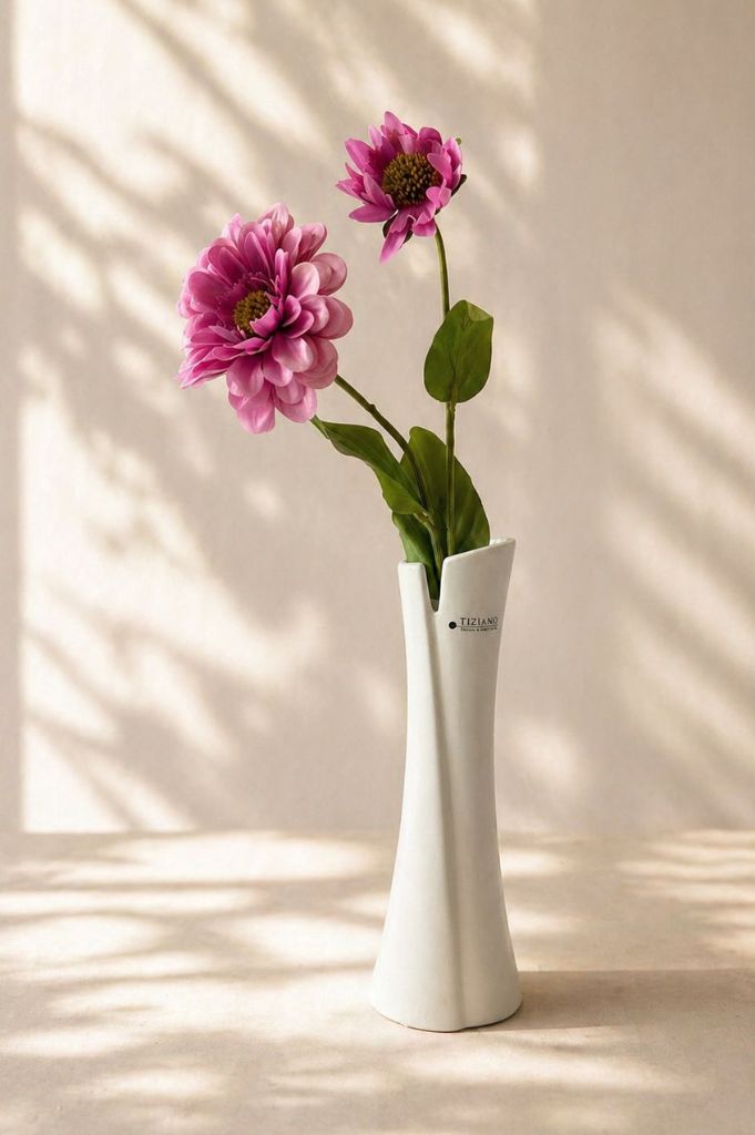 Vase Mondavio creme-weiß