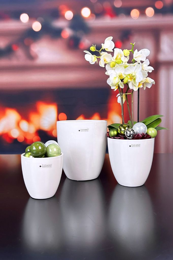 Kübel Primagera creme-weiß