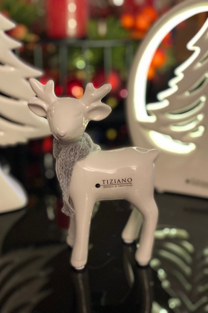 Dekoset Winterwald mit Joya LED creme-weiß