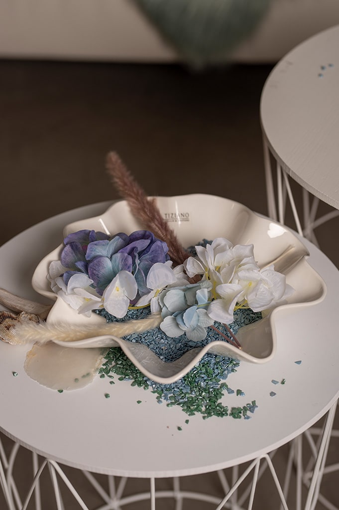 Salino-muschel-schale-flach