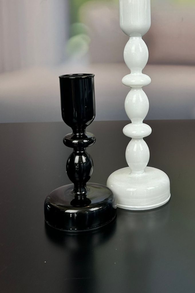 Dekolicht Savazza 27cm Glas schwarz Motiv Party