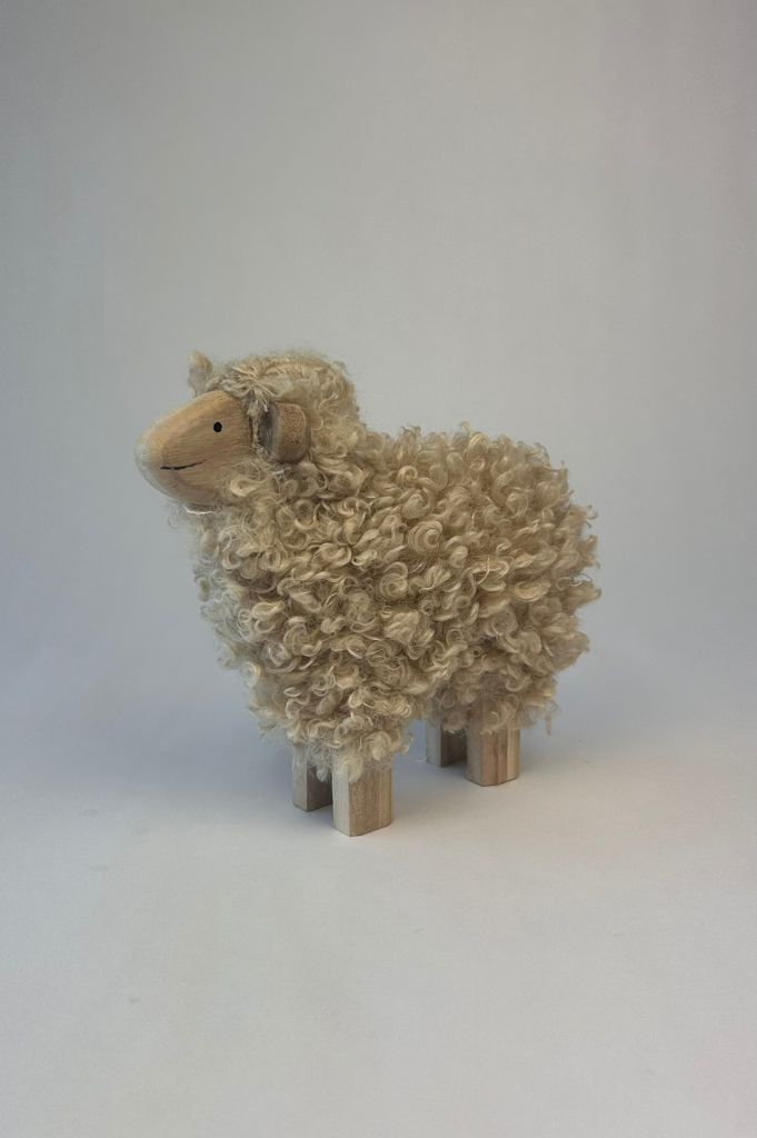 Dekoset Wollschaf und LED Kugel Tulpenliebe