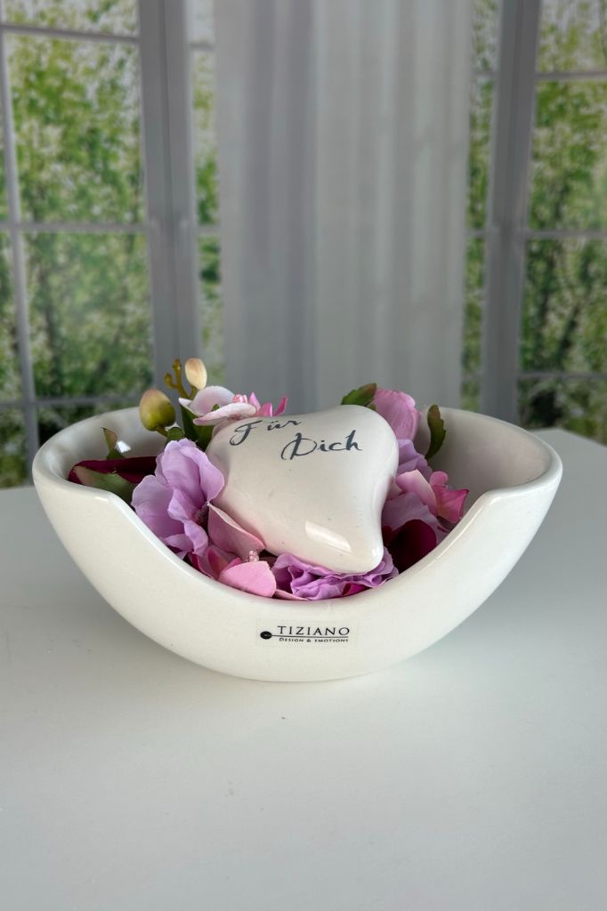 Schale Piceno 19cm creme-weiß