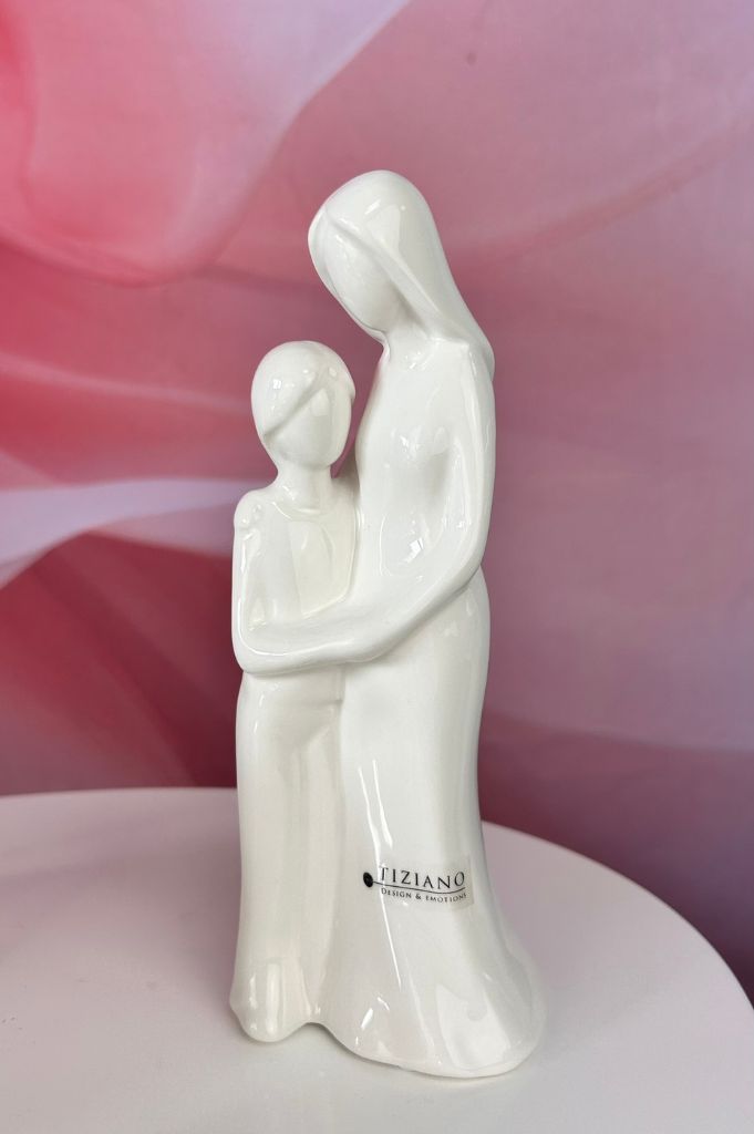 Dekoset Paar Serena Mutter+Sohn mit LED Kugel Roviano