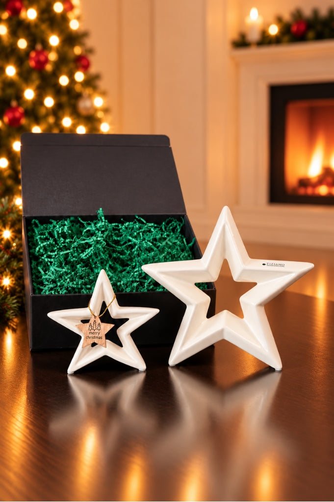 Geschenkbox Stern Brina LED