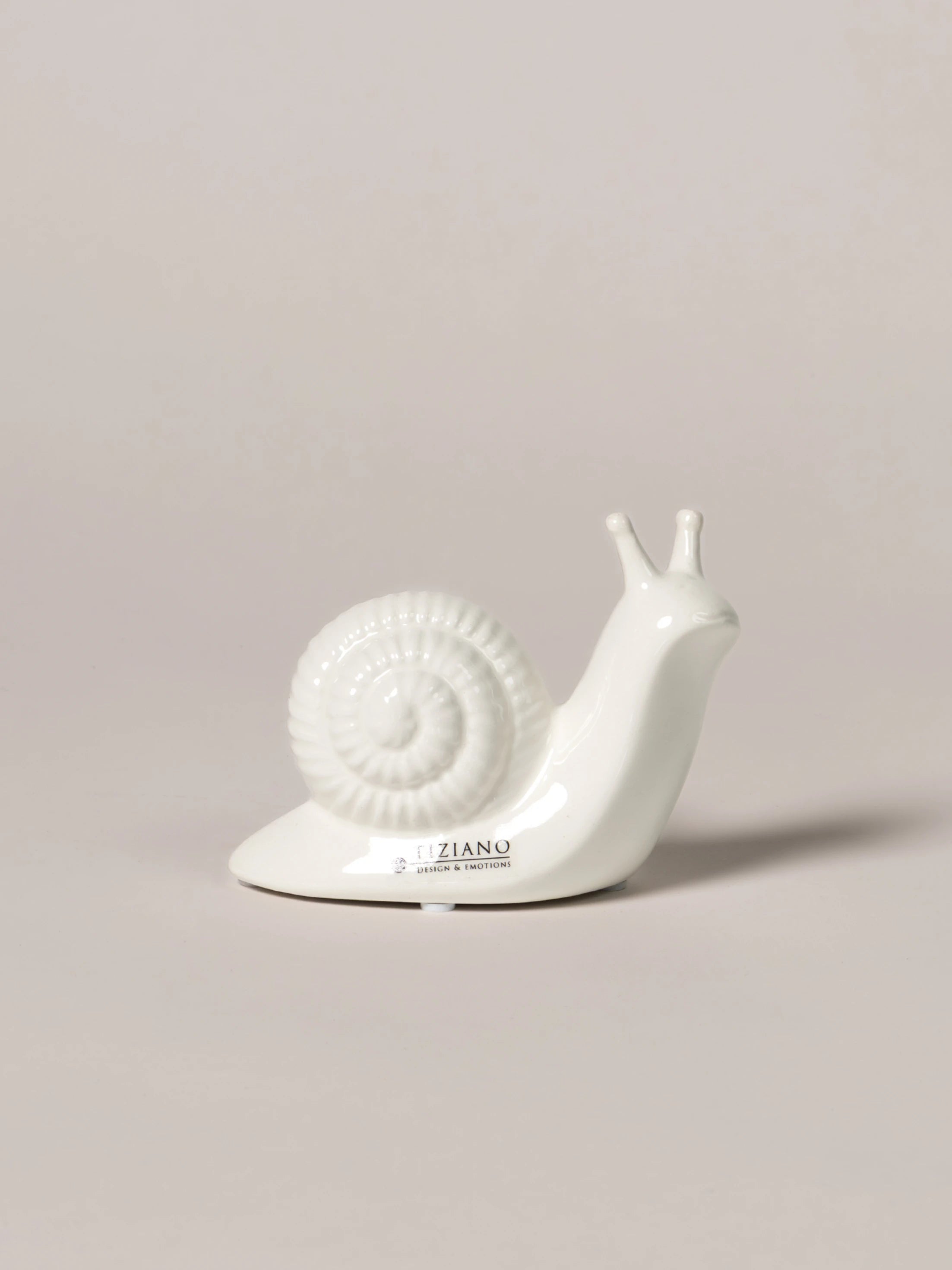 Schnecke Berta creme-weiß