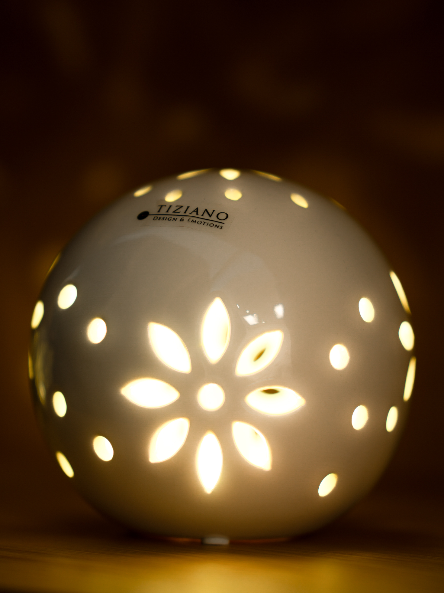 Lichtkugel Tadino LED creme-weiß