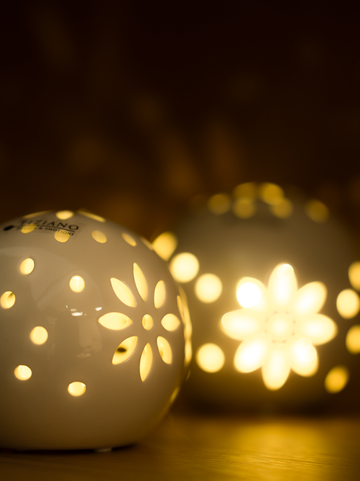 Lichtkugel Tadino LED creme-weiß