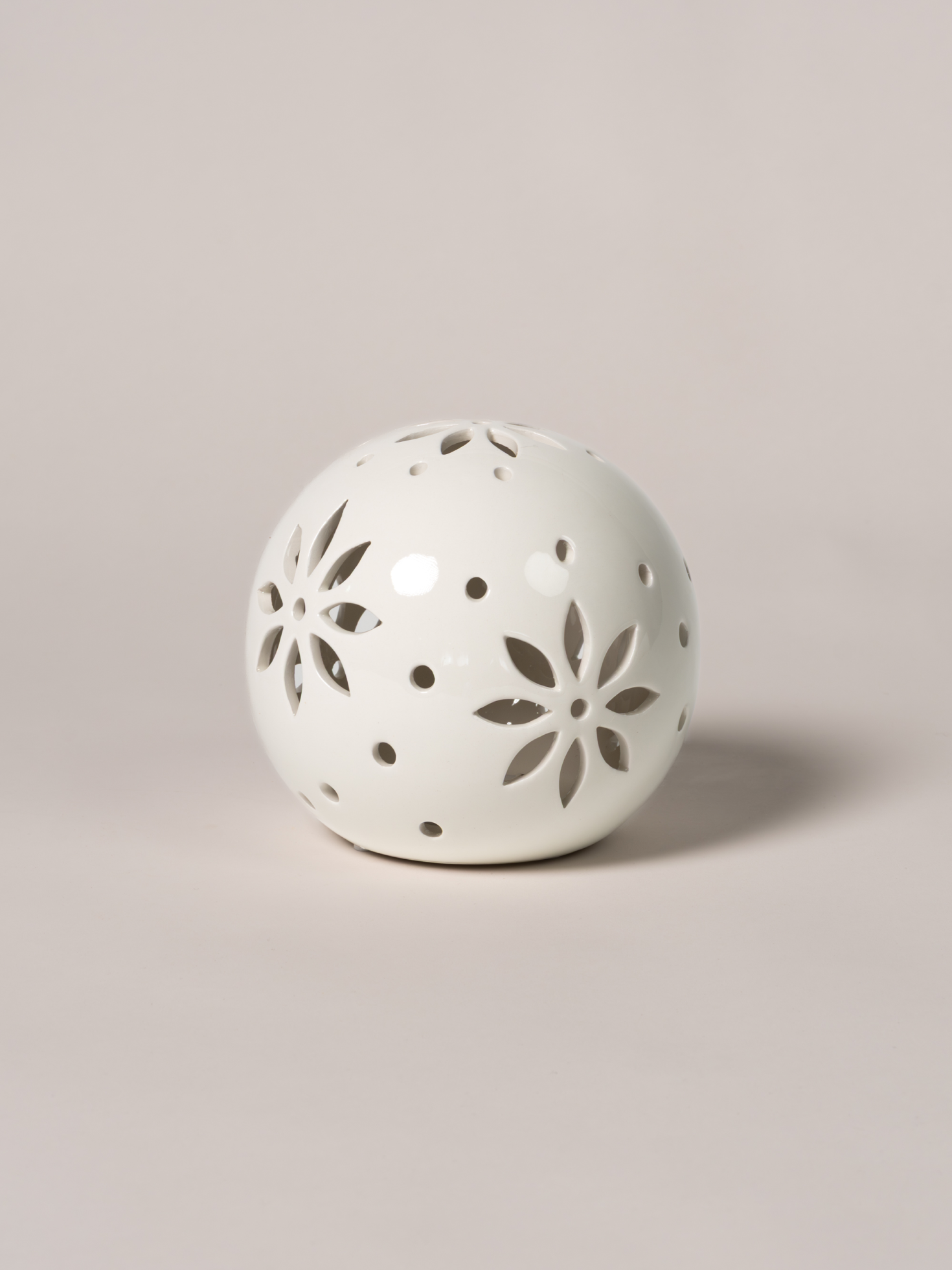 Lichtkugel Tadino LED creme-weiß