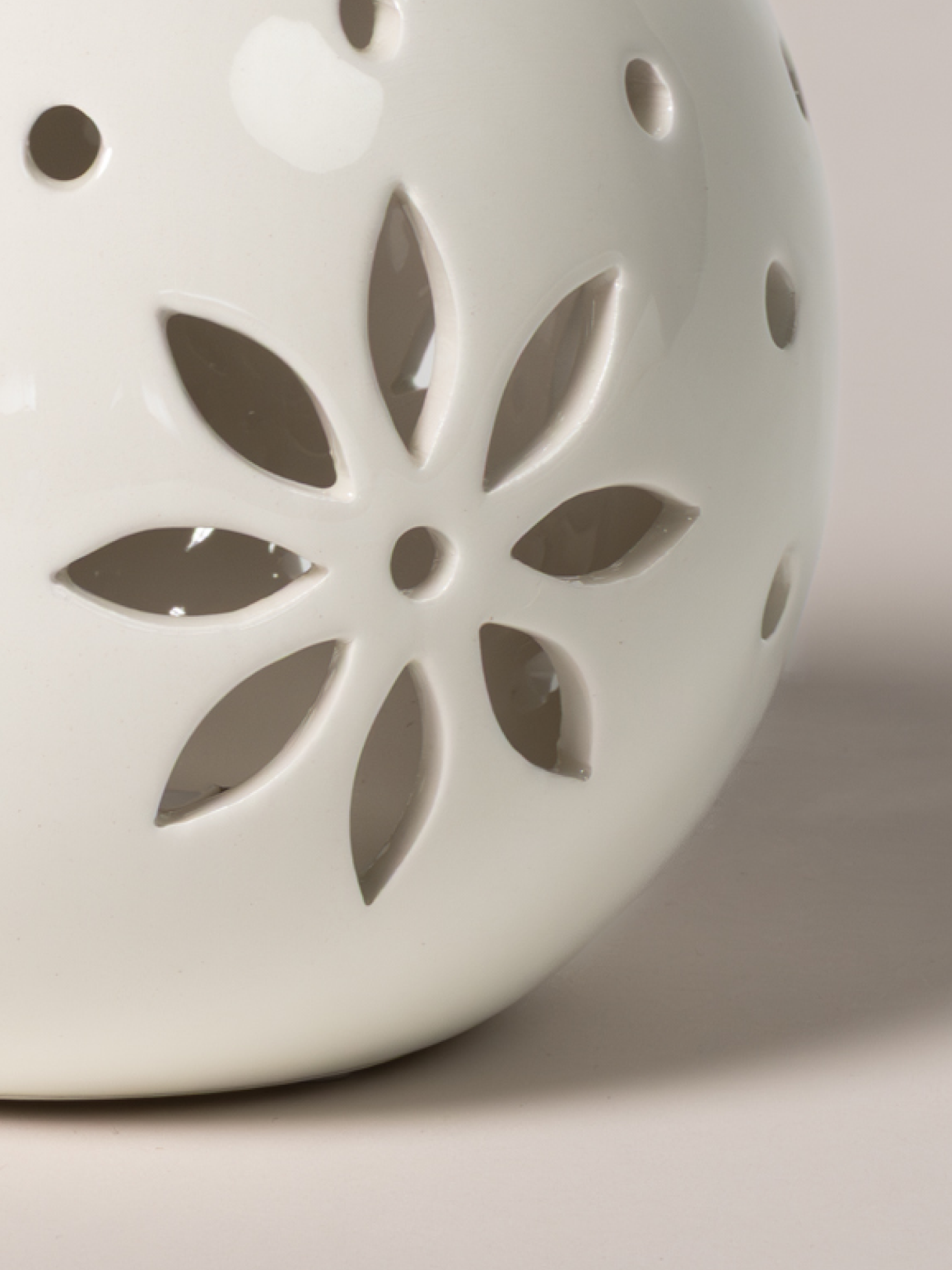 Lichtkugel Tadino LED creme-weiß