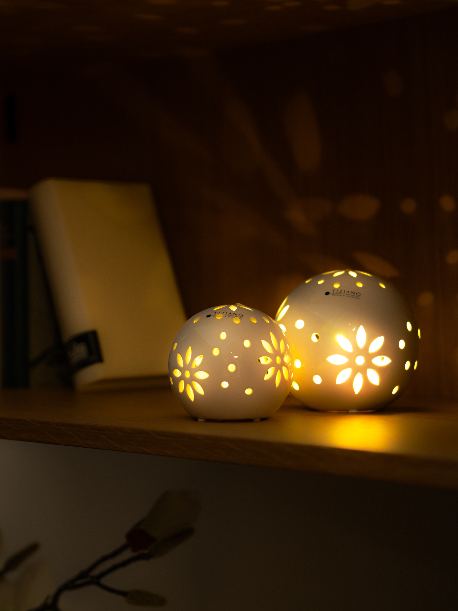 Lichtkugel Tadino LED creme-weiß