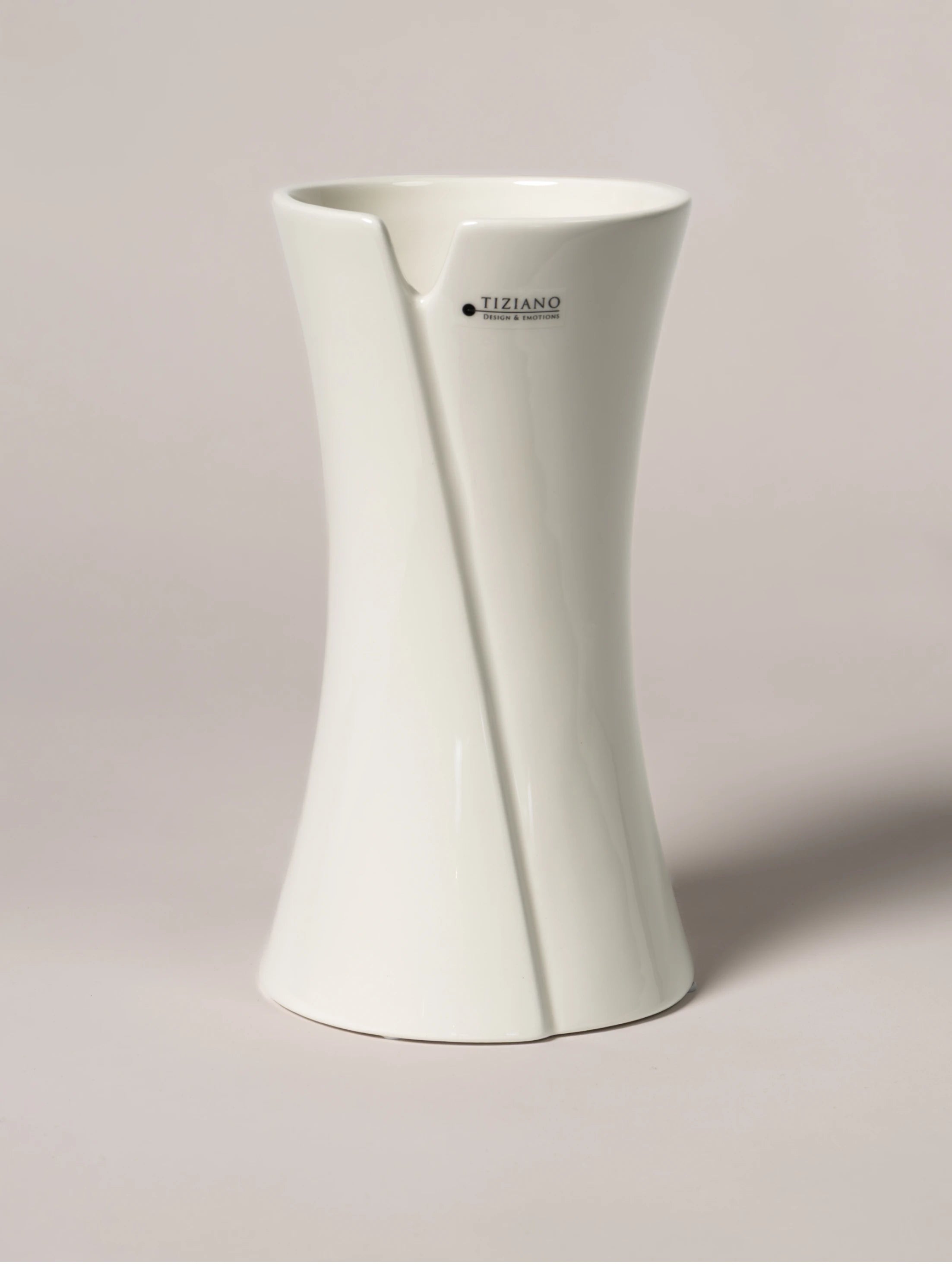 Vase Mondavio creme-weiß