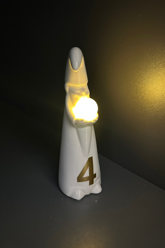 Dekoset Advent Metallschale Legri mit Baum Adelmo