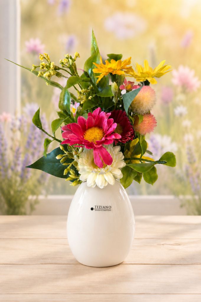 Tischdeko 18cm Blumenmeer