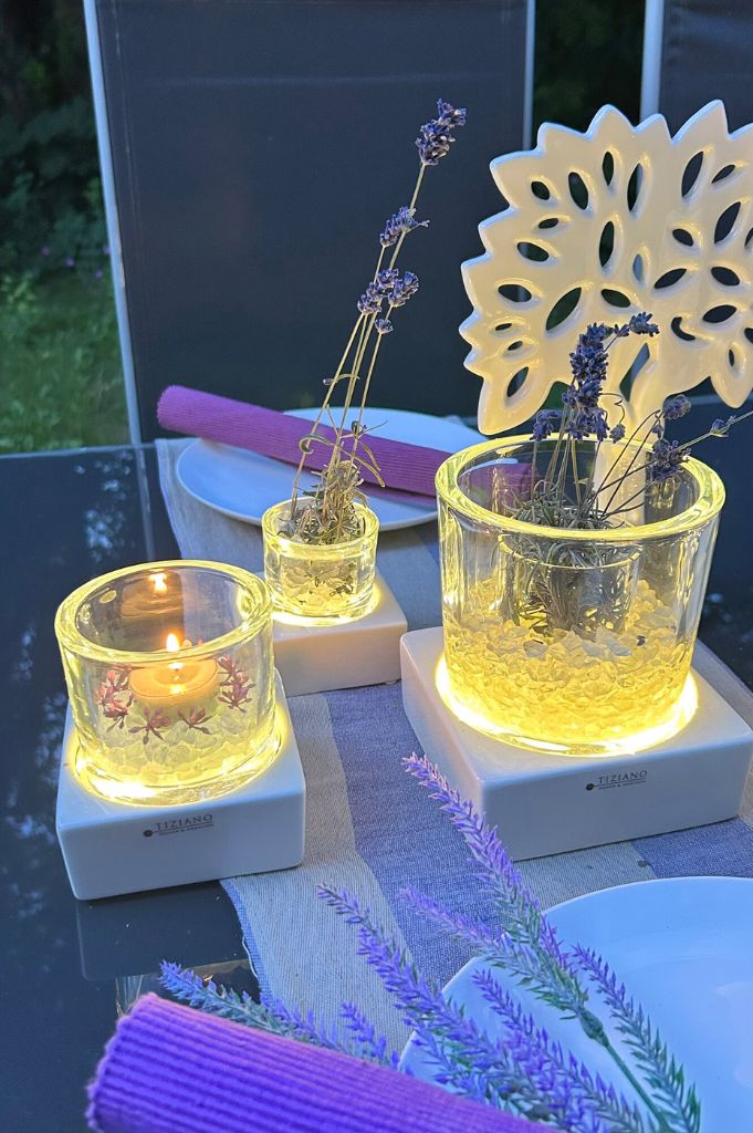 Tischlicht Mantova LED weiß-creme
