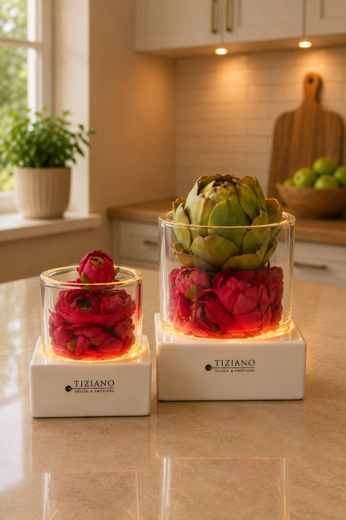 Tischlicht Mantova LED weiß-creme