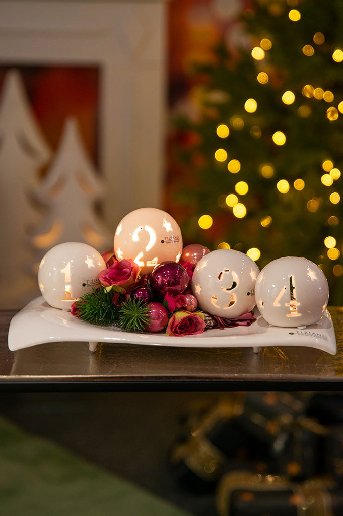 4er Set Deko Adventslicht Canzo LED