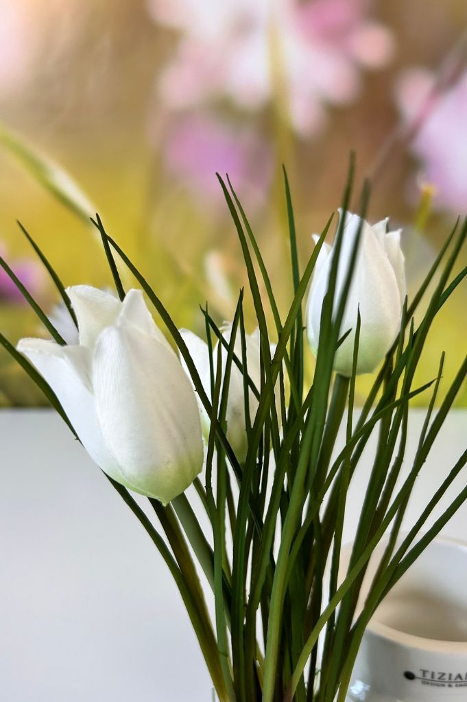 Dekoset Silandro mit Geraldo und Tulpen