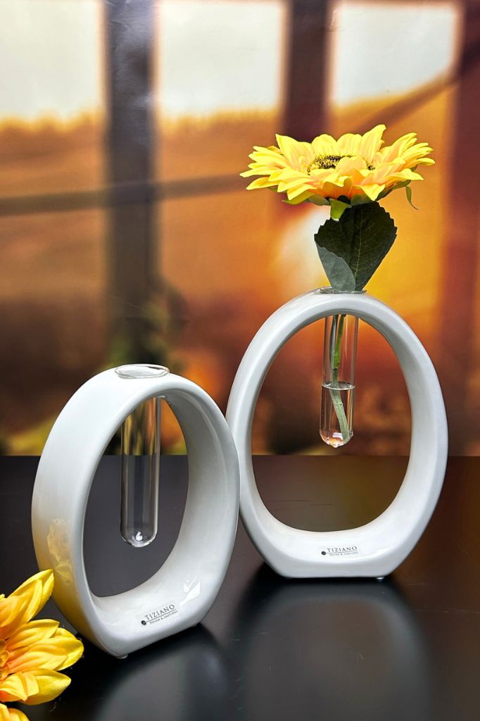 Vase Floreana mit Reagenzglas