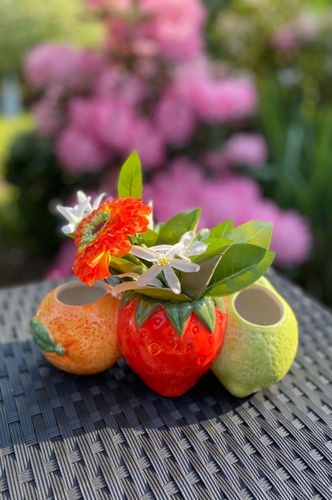 Deko Vase Obstgarten 22cm