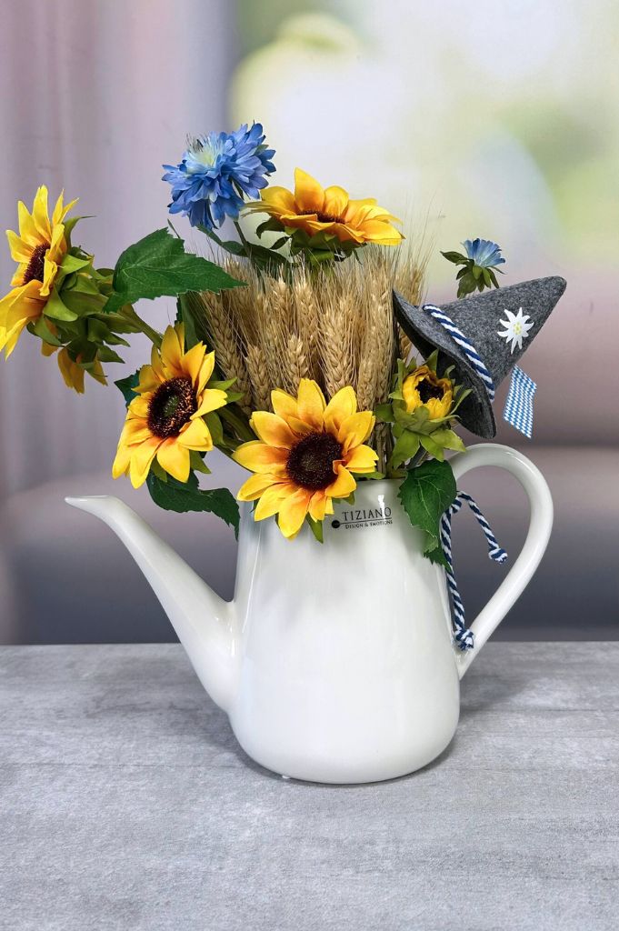 Gieskanne Versi creme-weiß