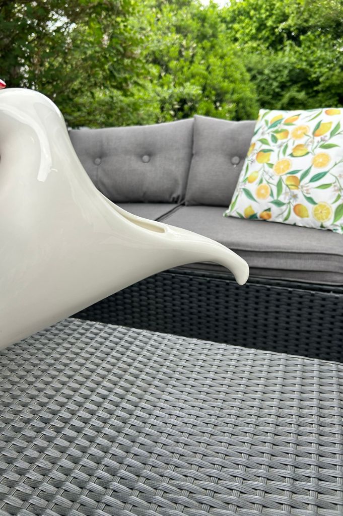 Gieskanne Versi creme-weiß