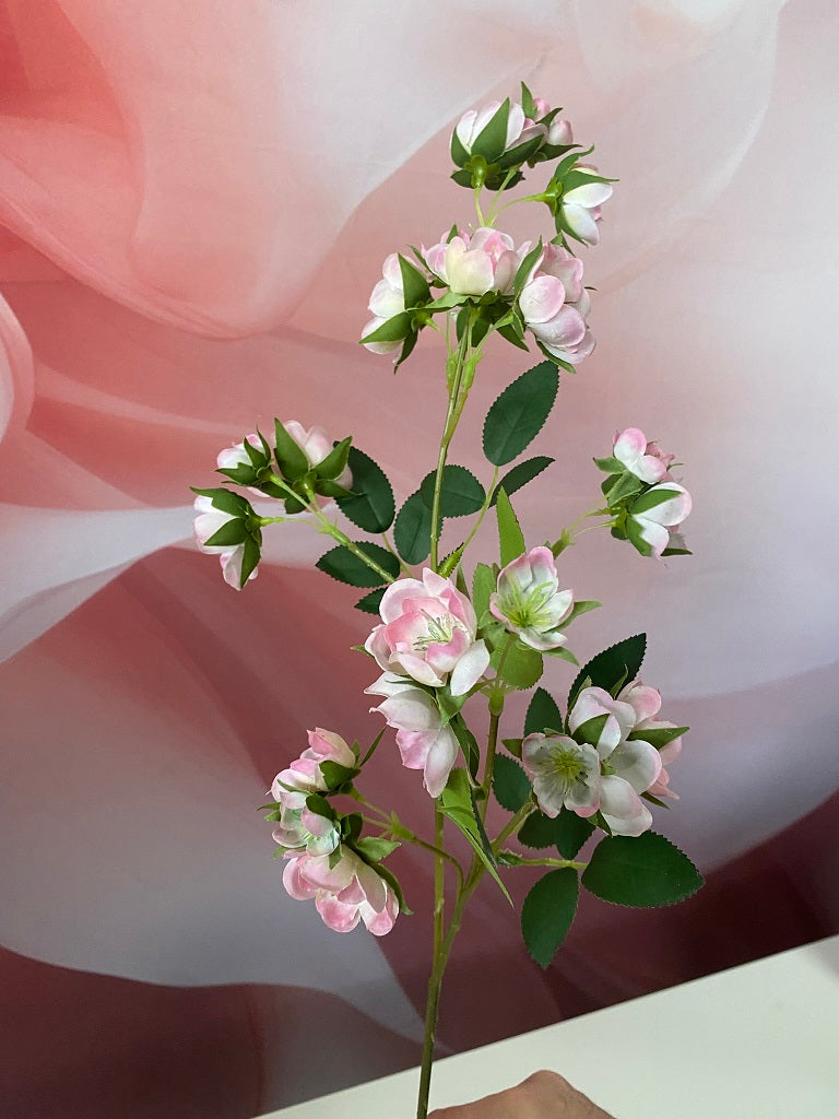 Deko Wildrose farbig