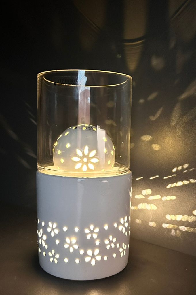 Dekoset Windlicht Vittoria mit LED Kugel Tadino